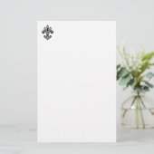 Fleur De Lis Briefpapier (Staand voorkant)