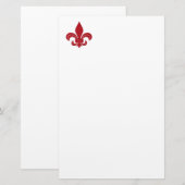 Fleur de Lis Briefpapier (Voorkant / Achterkant)