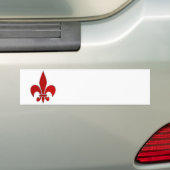 Fleur de Lis Bumpersticker (Op auto)