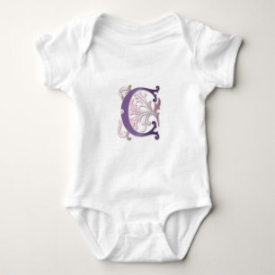 Fleur-de-lis C Monogram Romper