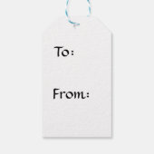 Fleur-de-lis Cadeaulabel (Achterkant)