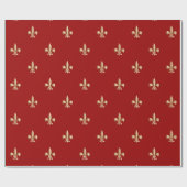 Fleur de lis cadeaupapier (Vlak)