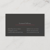 Fleur De Lis Carte de visite (Dos)