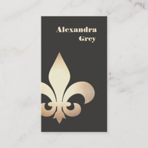Fleur de Lis Carte de visite