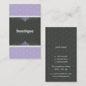 fleur de lis carte de visite (Devant / Derrière)