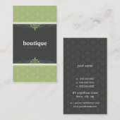 fleur de lis carte de visite (Devant / Derrière)