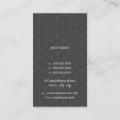 fleur de lis carte de visite (Dos)