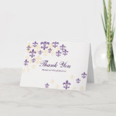 Fleur de Lis Cascade Bedankt (Voorkant)