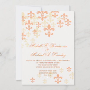Fleur de Lis Cascade Informal Wedding 3 Kaart