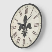 Fleur de Lis Clock Grote Klok (Hoek)