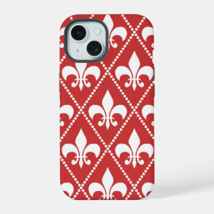 Fleur de Lis cramoisie