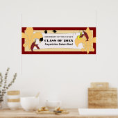 Fleur de Lis Crawfish Afstuderen Banner Poster (Keuken)