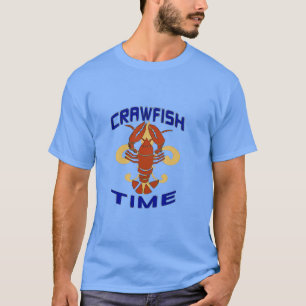 Fleur De Lis Crawfish T-shirt