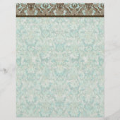 Fleur de Lis Damask - Matching Blank Stationery (Voorkant)