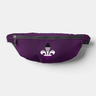 Fleur-de-lis de fierté de l'aséxualité