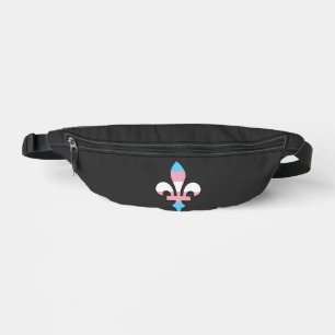 Fleur-de-lis de fierté transgenre