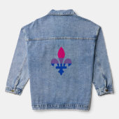 Fleur de lis de la fierté de la bisexualité (Verso)