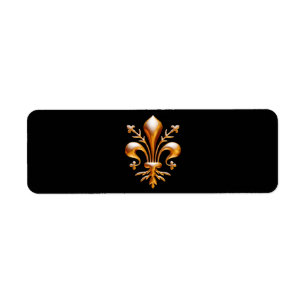 Fleur de Lis (de Lys) Etiket