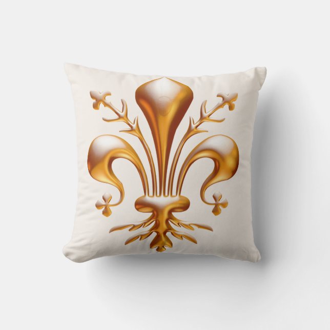 Fleur de Lis (de Lys) Kussen (Voorkant)