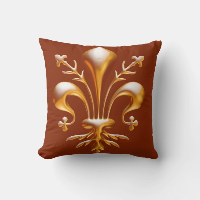 Fleur de Lis (de Lys) Kussen (Voorkant)