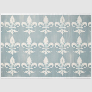 Fleur-de-lis Decoupage Tissue Paper Tissuepapier
