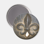 Fleur De Lis Design Magneet (Voorkant / Achterkant)