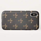 Fleur de lis, , elegant, chic.classy,patroon, Case-Mate iPhone case (Achterkant (horizontaal))