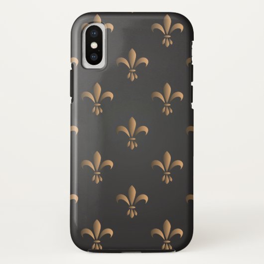 Fleur de lis, , elegant, chic.classy,patroon, Case-Mate iPhone case (Achterkant)
