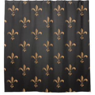 Fleur de lis, , elegant, chic.classy,patroon, douchegordijn