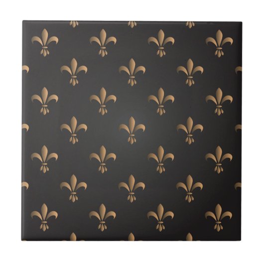 Fleur de lis, , elegant, chic.classy, patroon tegeltje (Voorkant)