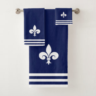 Fleur de Lis et Grandes Bleues Blancs
