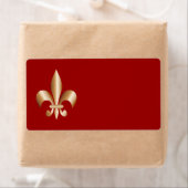 Fleur de lis etiket (Insitu)