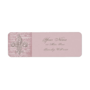 Fleur de Lis Etiket