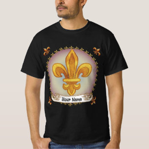 Fleur De Lis Familiewapen Achternaam T-shirt