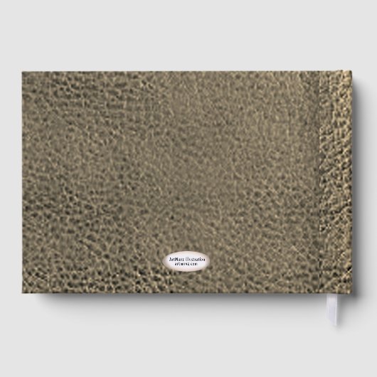 Fleur De Lis Family Crest gastenboek (Achterkant)