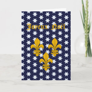 Fleur-DE-lis Feestdagen Kaart
