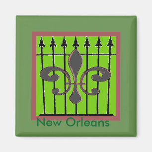 Fleur De Lis Fence Magneet