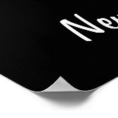 Fleur De Lis Flat New Orleans Poster Or Noir (Coin)