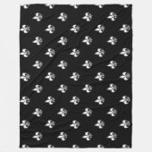Fleur de lis fleece deken (Voorkant)