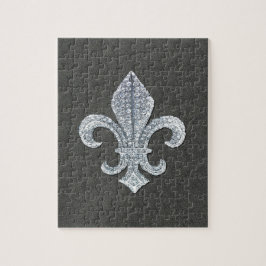 Fleur De Lis Flor New Orleans Stone Jewel Legpuzzel
