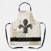 Fleur de Lis  Frans Apron Schort (Voorkant)