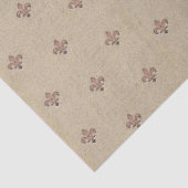 Fleur de Lis  Frans Pattern Brown Tissuepapier (Detail)