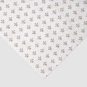 Fleur de Lis  Gold Pattern Franse ontkoppeling Tissuepapier (Detail)