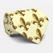 Fleur-de-lis Gold. Stropdas (Opgerold)