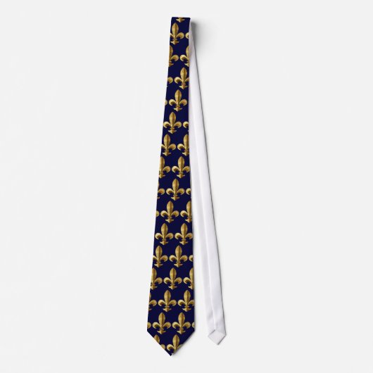 Fleur-de-lis Gold. Stropdas (Voorkant)