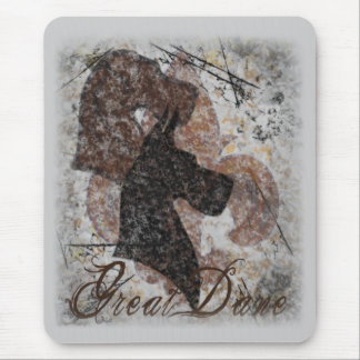 Fleur-De-Lis Great Dane Muismat