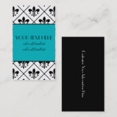 Fleur De Lis-grens Visitekaartje (Voorkant / Achterkant)