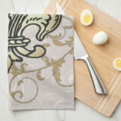 Fleur De lis handdoek (Quarter Fold)