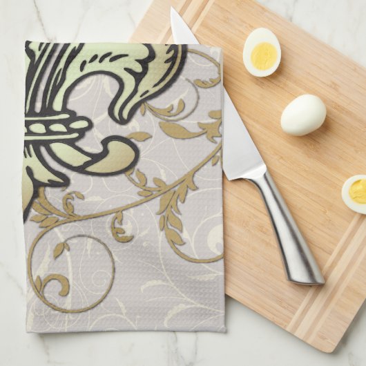 Fleur De lis handdoek (Quarter Fold)