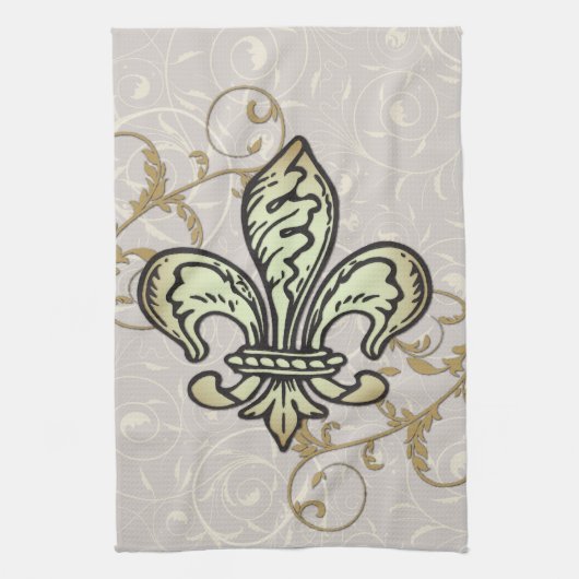 Fleur De lis handdoek (Verticaal)